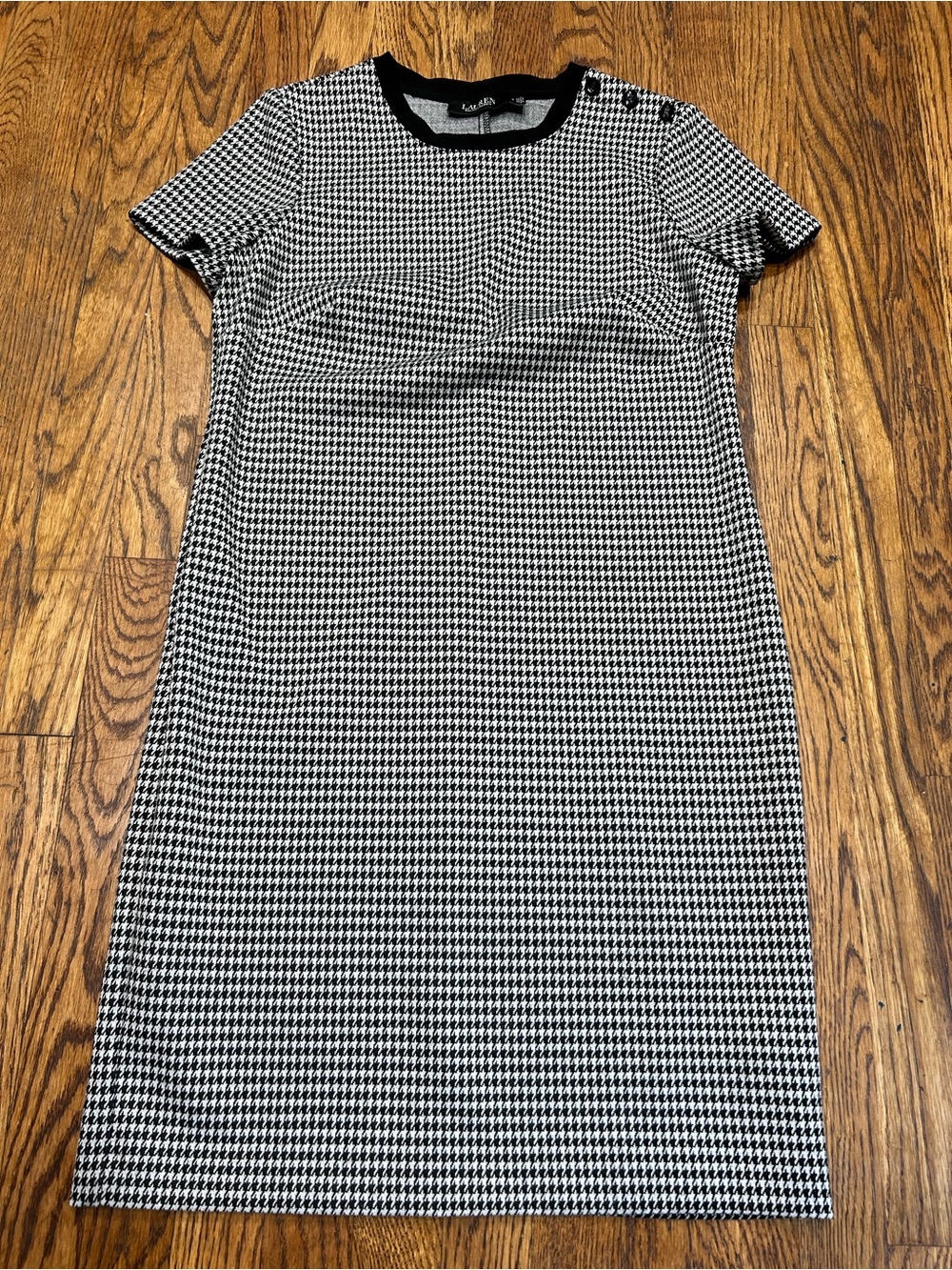Lauren Ralph Lauren Houndstooth Dress Size 8 | Alabama Game Day Inspired - Picture 4 of 8